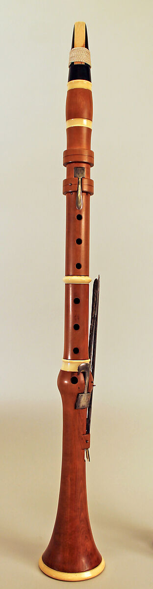 Clarinet in C, Unknown  , France, Boxwood, ebony, silver, ivory, French 