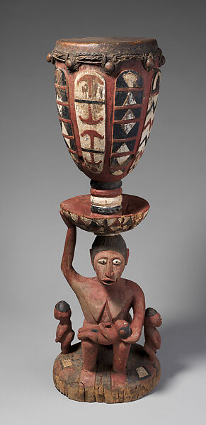 Timba, Wood, polychrome, Baga people 