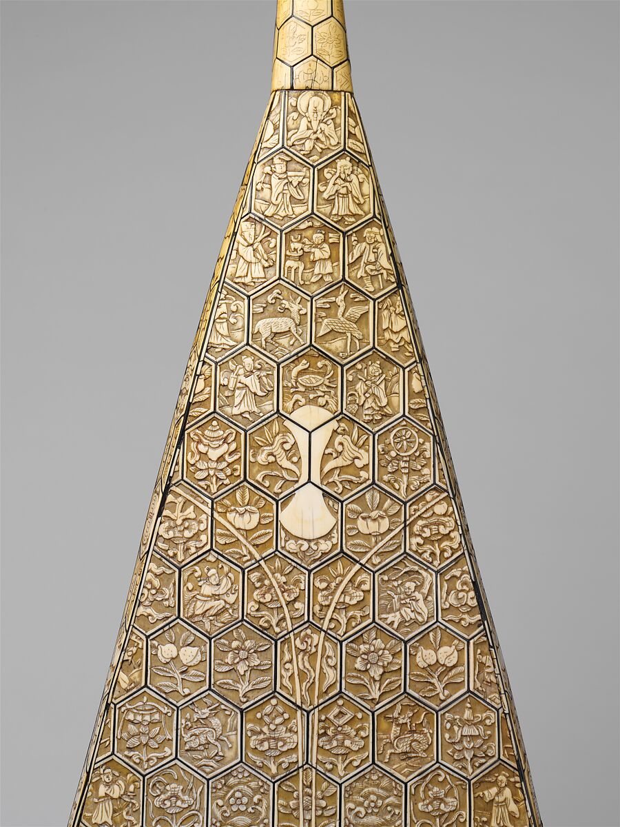 Pipa (琵琶 ), Wood, ivory, bone, silk, Chinese