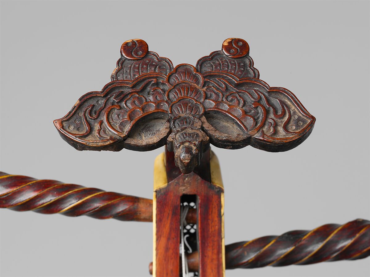 Pipa (琵琶 ), Wood, ivory, bone, silk, Chinese