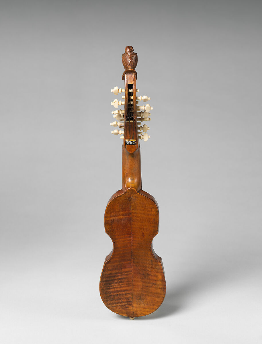 Viola d'Amore pochette, Wood, ebony, ivory, French