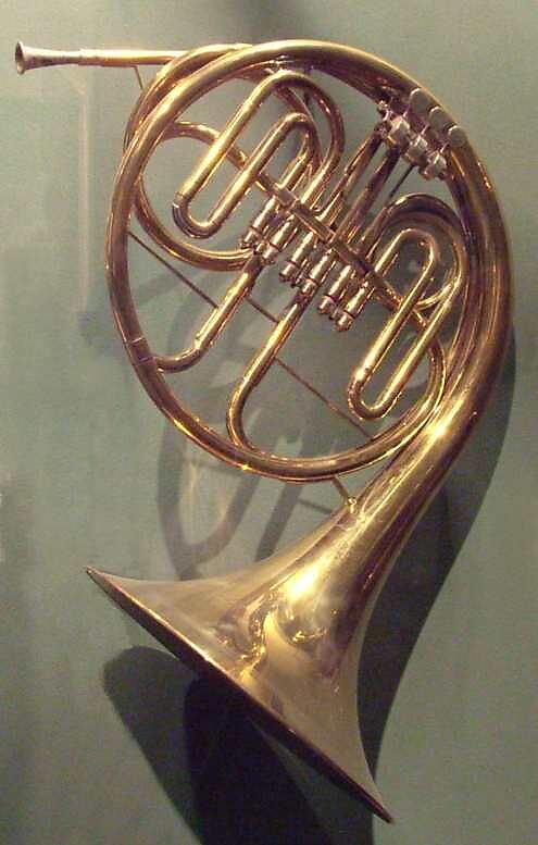 Horn in F, Ignaz Lorenz (Austrian, Linz 1827–1886 Vienna), Brass, nickel-silver, Austrian