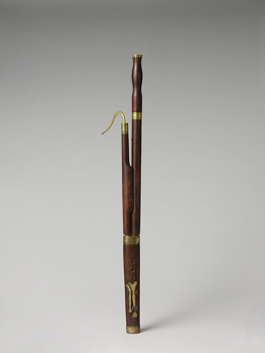 Bassoon, Wolfgang Thomae (before 1771), Maple, brass, German 