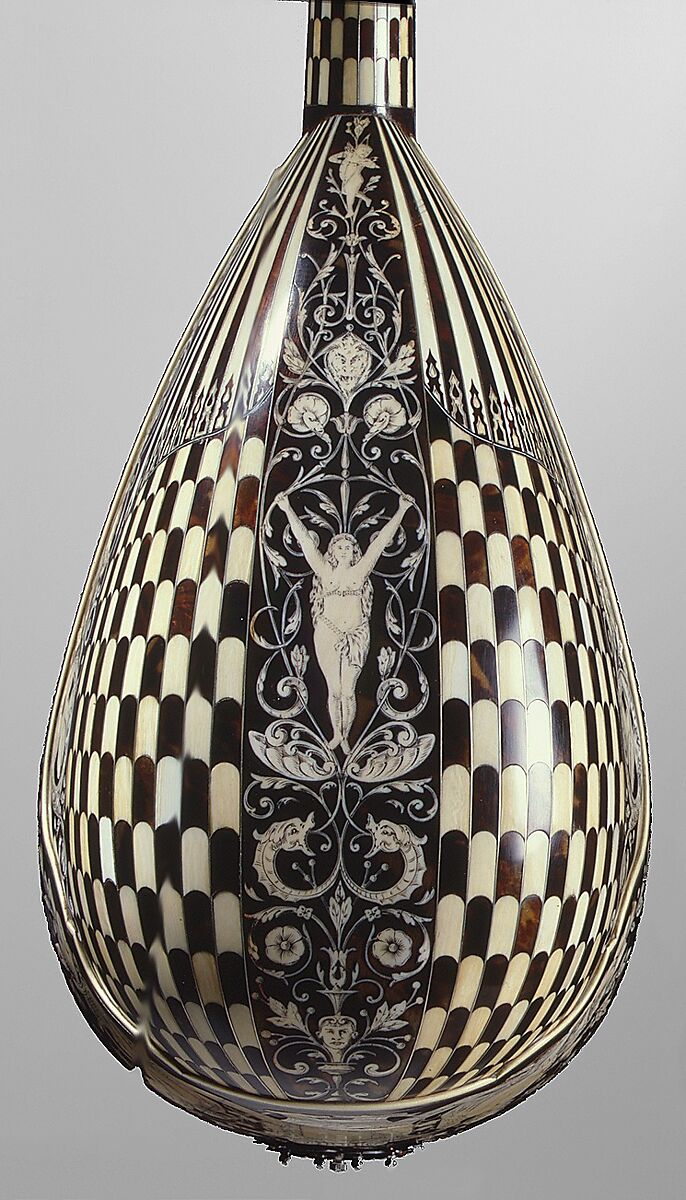 Mandolin, Angelo Mannello (American, Morcone, Italy 1858–1922 New York), Spruce, tortoiseshell, ivory, nickel-silver, metal,, American