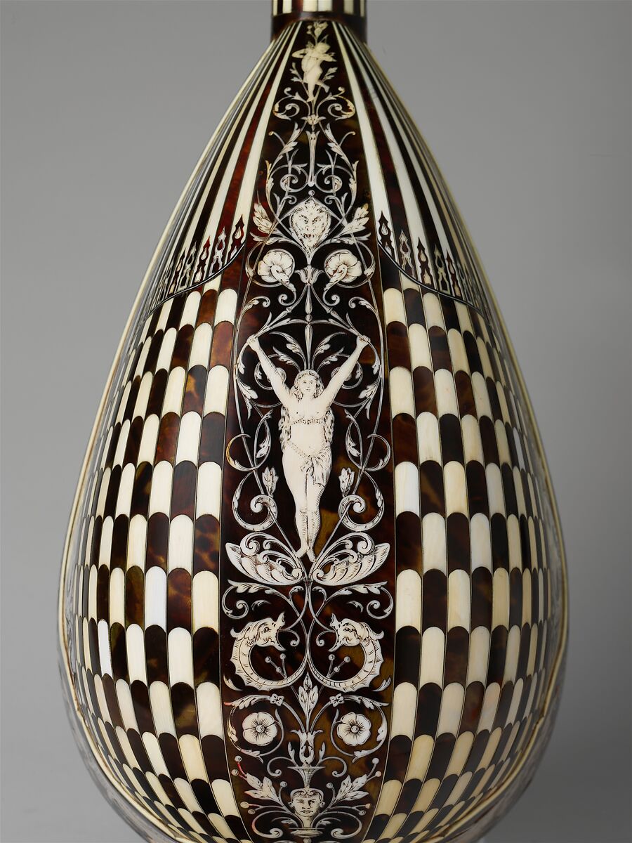 Mandolin, Angelo Mannello (American, Morcone, Italy 1858–1922 New York), Spruce, tortoiseshell, ivory, nickel-silver, metal,, American