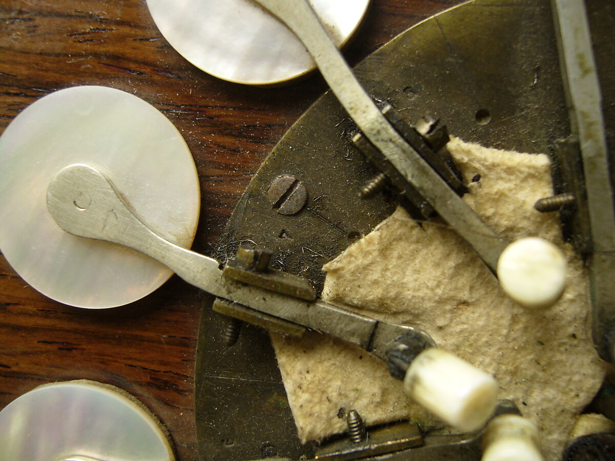 Concertina, Charles Wheatstone (1802–1875), Rosewood, nickel-silver, leather, paper, ivory, tortoiseshell; case of mahogany, British