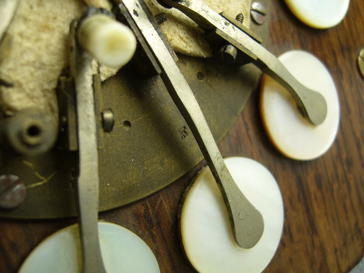 Concertina, Charles Wheatstone (1802–1875), Rosewood, nickel-silver, leather, paper, ivory, tortoiseshell; case of mahogany, British