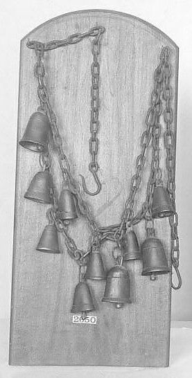 Tabla (Camel Bells), Metal, wood, Egyptian