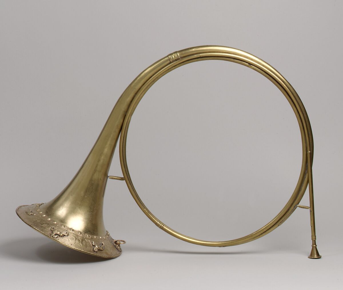 Jagdhorn in G, Jacob Schmidt (German, Nuremberg 1642–1720), Brass, German