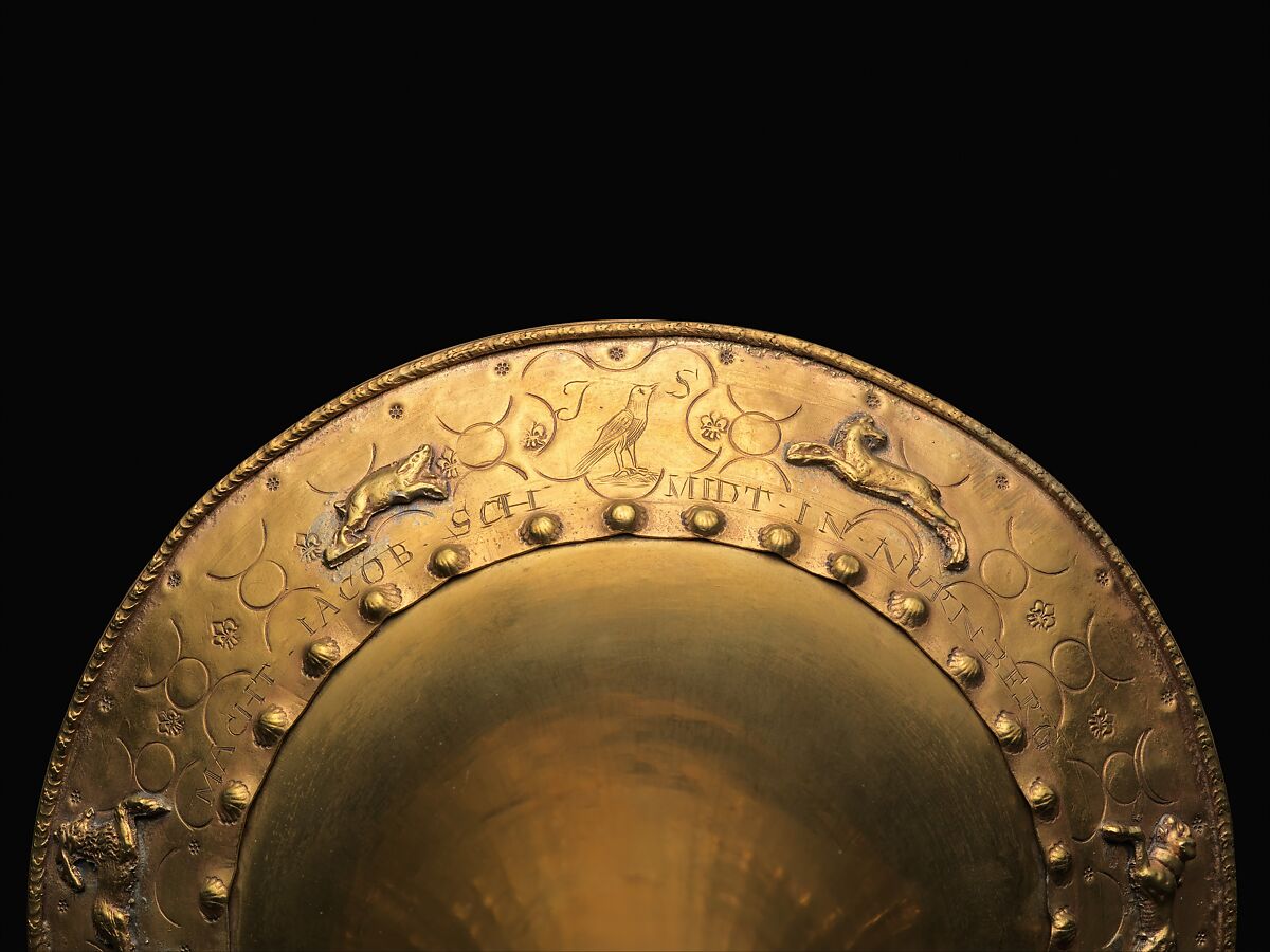 Jagdhorn in G, Jacob Schmidt (German, Nuremberg 1642–1720), Brass, German