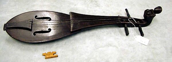 Rebec, Wood, various materials, European?