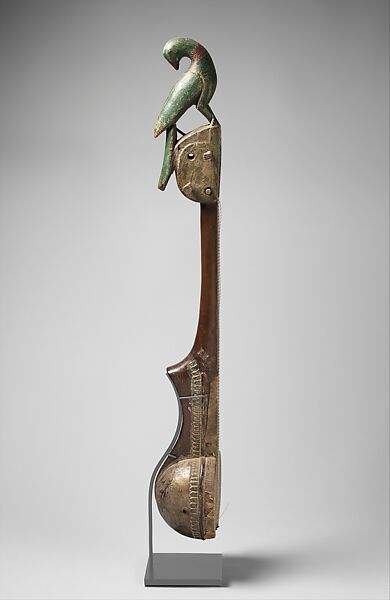 Lute, Wood, hide, Chinese (Tibetan)