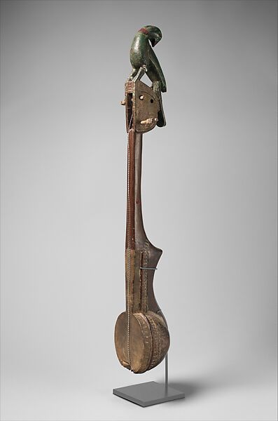 Lute, Wood, hide, Chinese (Tibetan) 