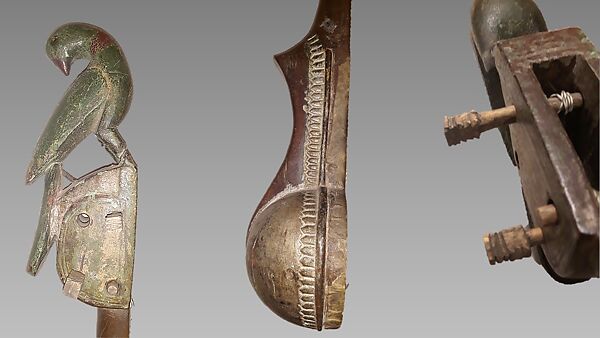 Lute, Wood, hide, Chinese (Tibetan)