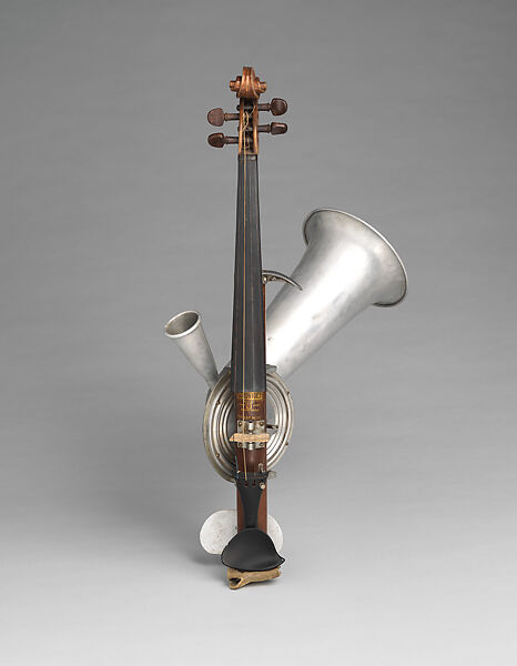 Stroh Violin, Mahogany and aluminum, British