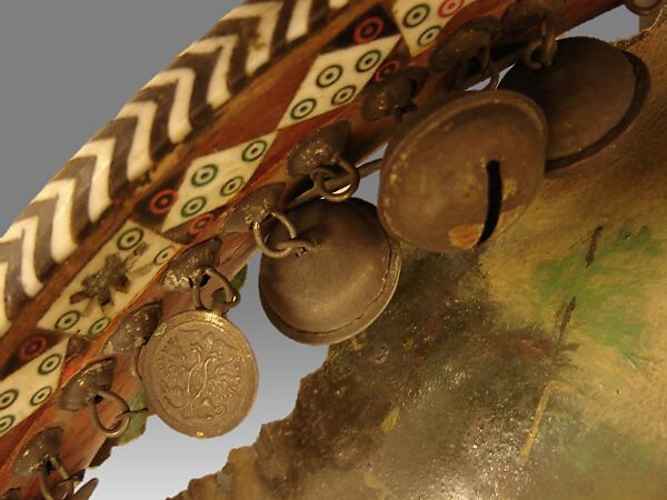 Daira, Wood, ivory, skin, Iranian or Caucasus (Georgia, Azerbaijan, Armenia)