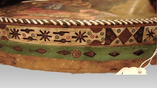 Daira, Wood, ivory, skin, Iranian or Caucasus (Georgia, Azerbaijan, Armenia)
