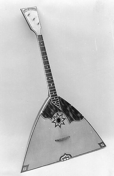 Balalaika, Ustin Smolensky (born 1891), Wood, celluloid, other materials, Russian 