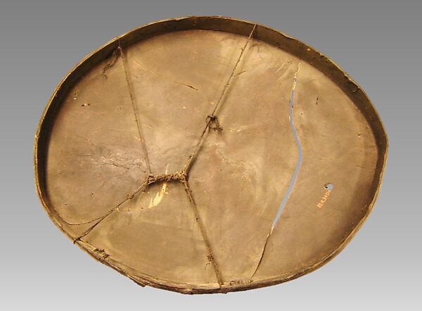 Drum, Wood, skin, Russian (Siberian)