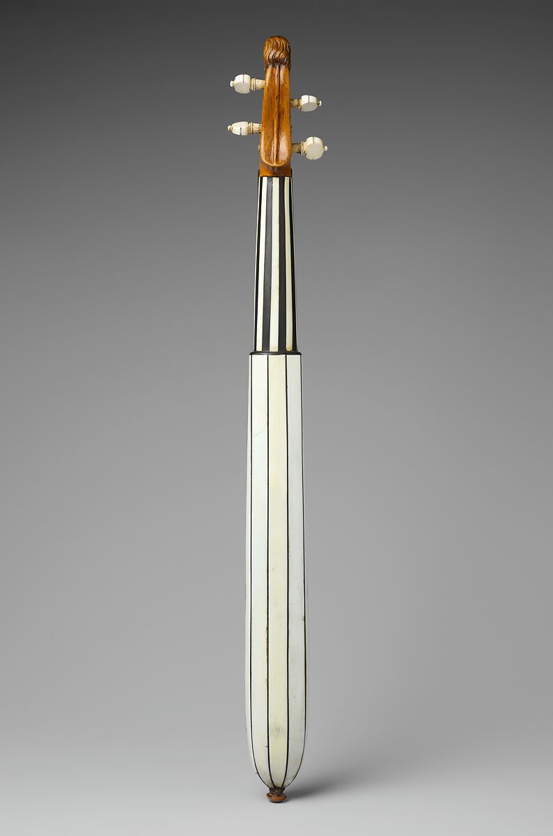 Pochette, Georg Wörle, Spruce, ebony, ivory, gut, German