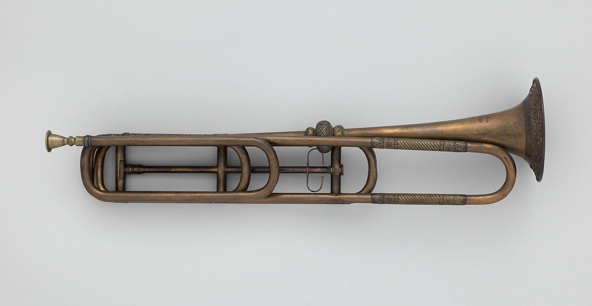 Slide Trumpet in E, Köhler &amp; Son, Brass, British 