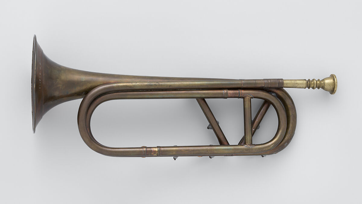 Keyed Trumpet in G, Leonardo Massarenti (Italian, active Minerbio before 1838 and after 1843), Brass, Italian