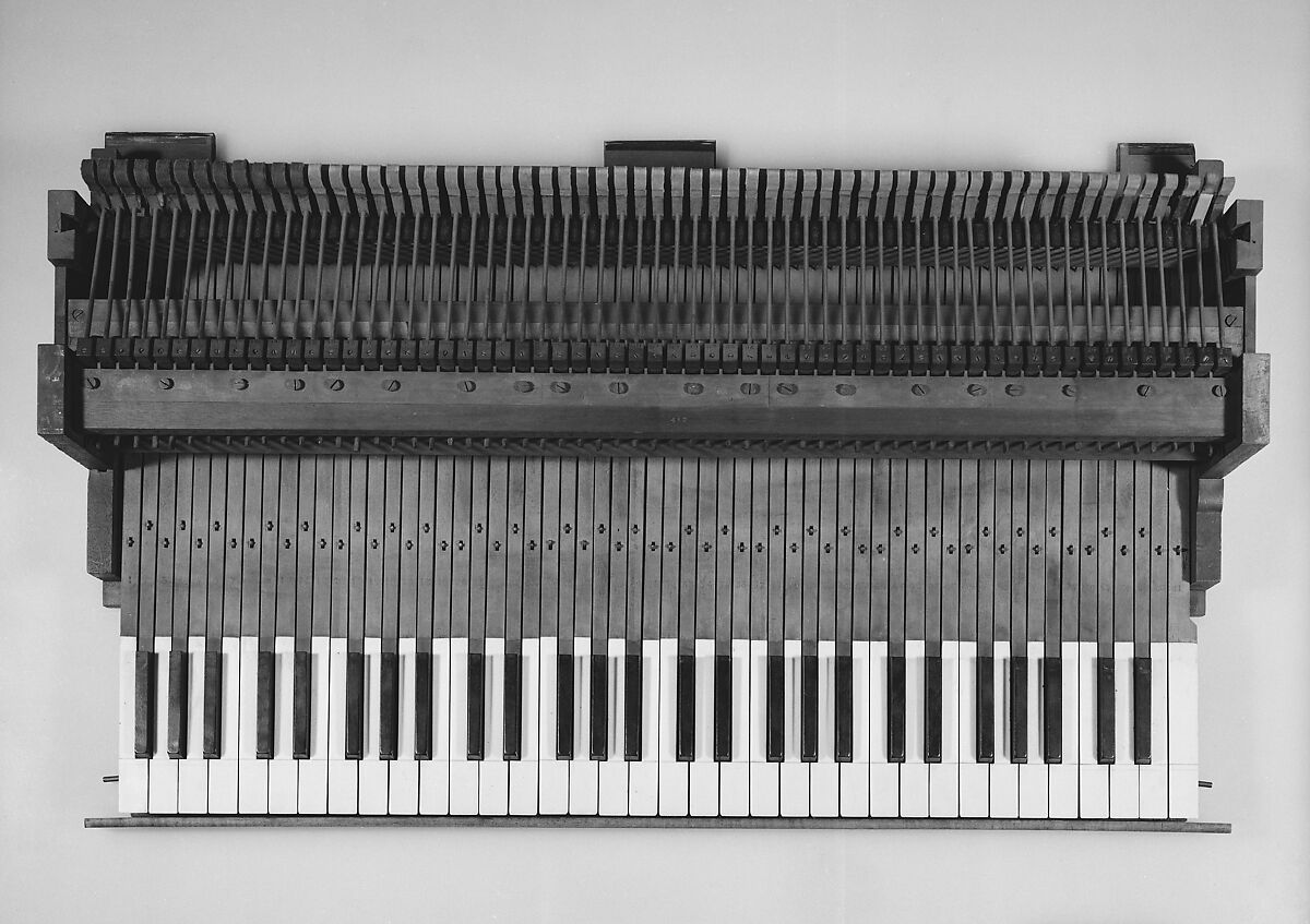 Grand Piano, John Broadwood (1732–1812), Mahogany, oak, curly maple, ivory, ebony, brass and various materials, British