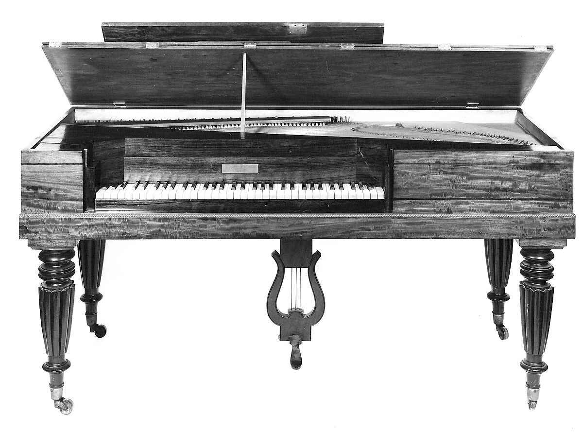 Square Piano, Jonas Chickering (American, Mason Village, New Hampshire 1798–1853 Boston), Wood, various materials, American 