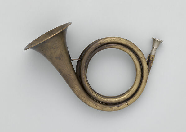 Post horn, Brass, nickel-silver, German
