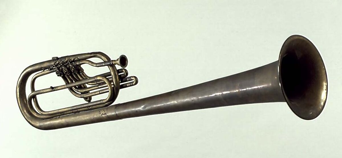 Tuba in E-flat, John F. Stratton (American), Brass, American 