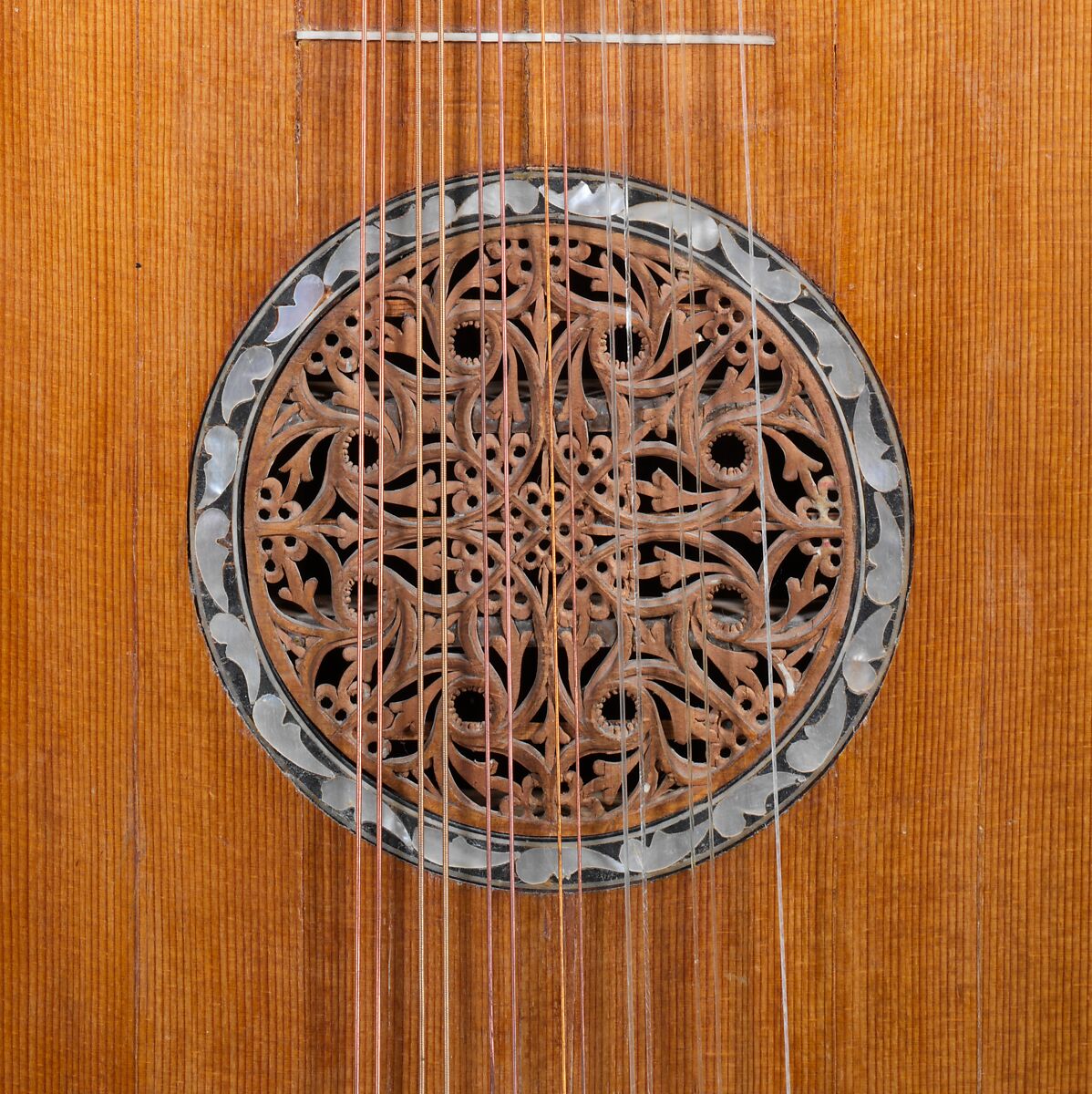 Mandola, Giuseppe Presbler (German, active Italy, 1760–1801 Milan), Rosewood, spruce, walnut, bone, mother-of-pearl, Italian