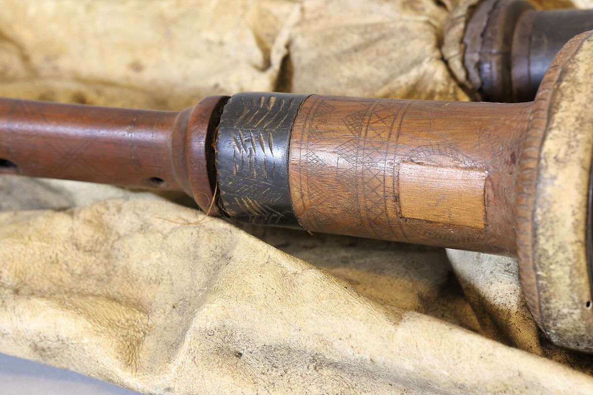 wood, horn, brass, goatskin, Hungarian or Slavonian