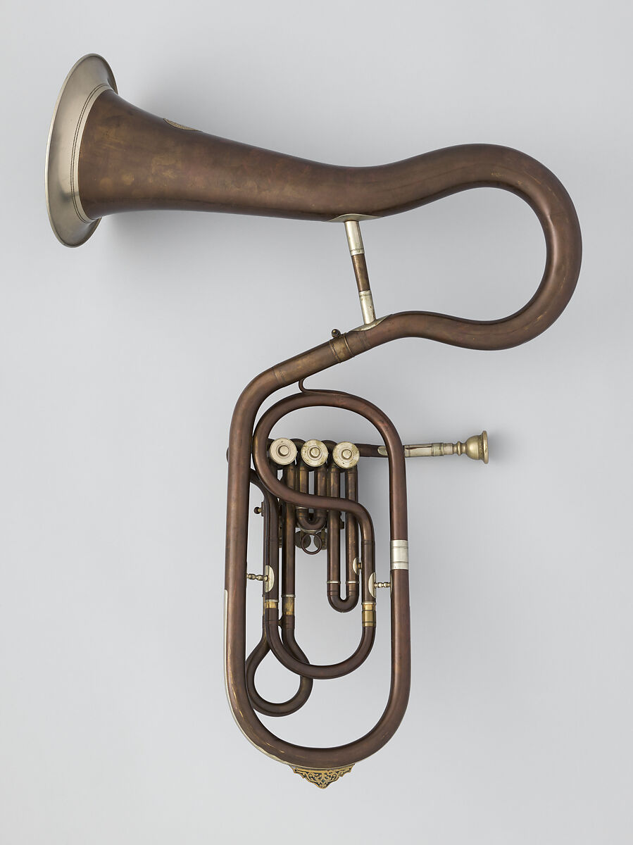 Tenor Valve Trombone in B-flat, Pietro Borsari (active late 19th century), brass, nickel-silver, Italian