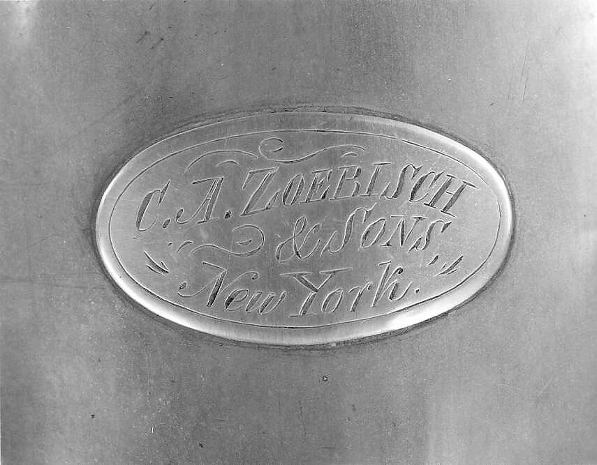 Contrabass Saxhorn in E-flat, C. A. Zoebisch, Brass, nickel-silver, American