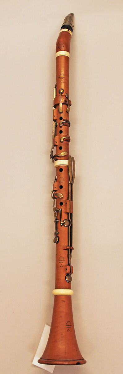 Alto Clarinet in E-flat, Johann Friedrich Wilhelm Wernicke (German, fl. 1849–1870), Boxwood, brass, German