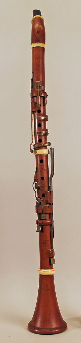 Clarinet in F, August T. A. Knochenhauer (German, born Potsdam 1796 active Berlin 1826–66), various materials, German