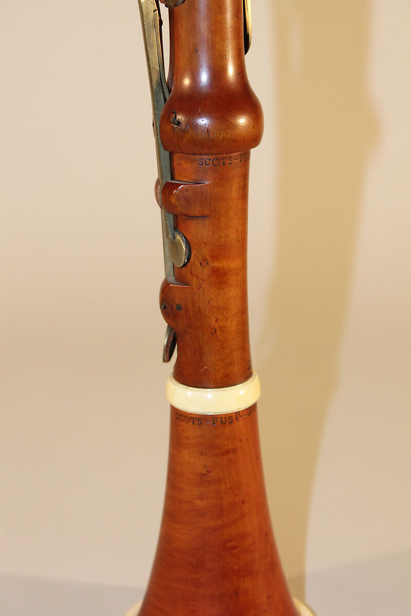 Clarinet in C, Richard Bilton (active 1826–1856), wood, ivory, brass, British