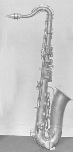 Tenor saxophone in B-flat, Gautrot-Couesnon (French), Brass, nickel-silver, French