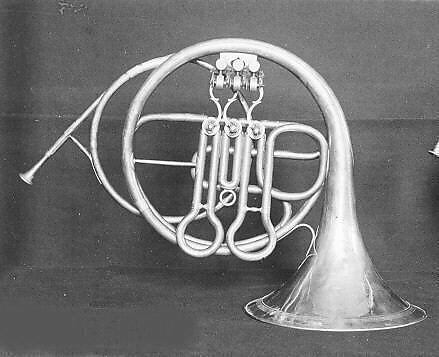 Valve Horn in B-flat, Ferdinando Roth (Italian, Adorf 1815–1898 Milan), Brass, Italian 