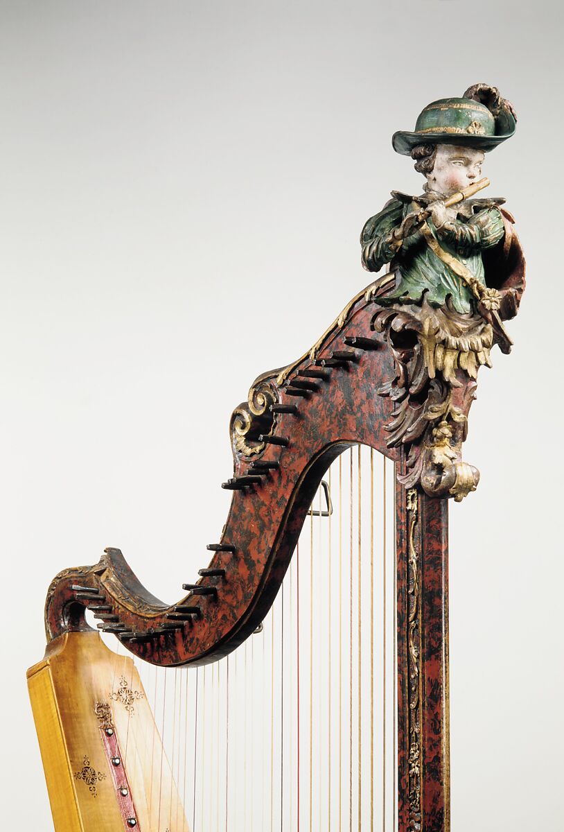 Hooked Harp, Maple, various materials, Austrian