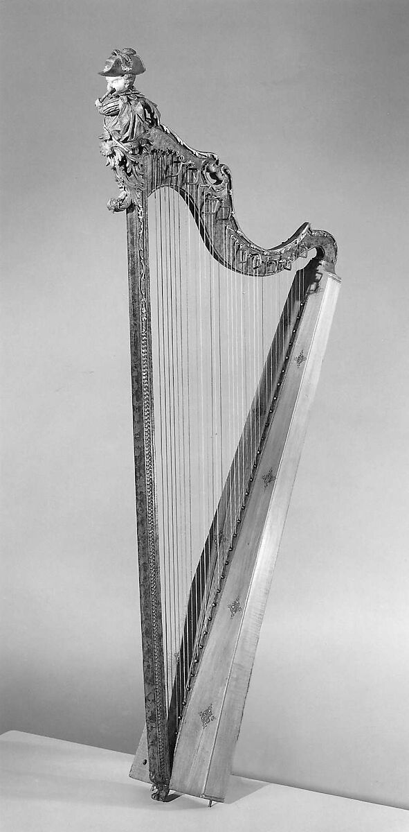Hooked Harp, Maple, various materials, Austrian 