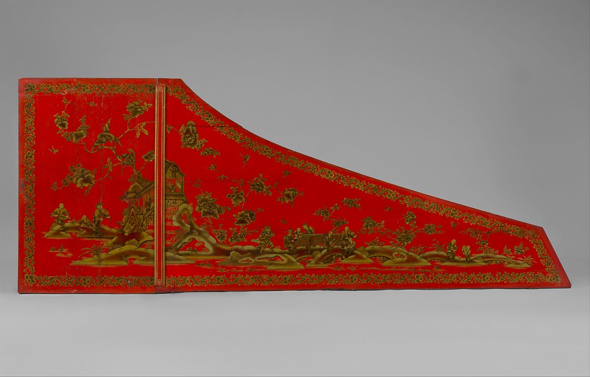 Harpsichord converted to a piano, Jean Goermans (Dutch, active France, Gelden, The Netherlands 1703–1777 Paris), Wood, paint, gilding, polychrome, gilded pewter, ebony, bone, felt, French