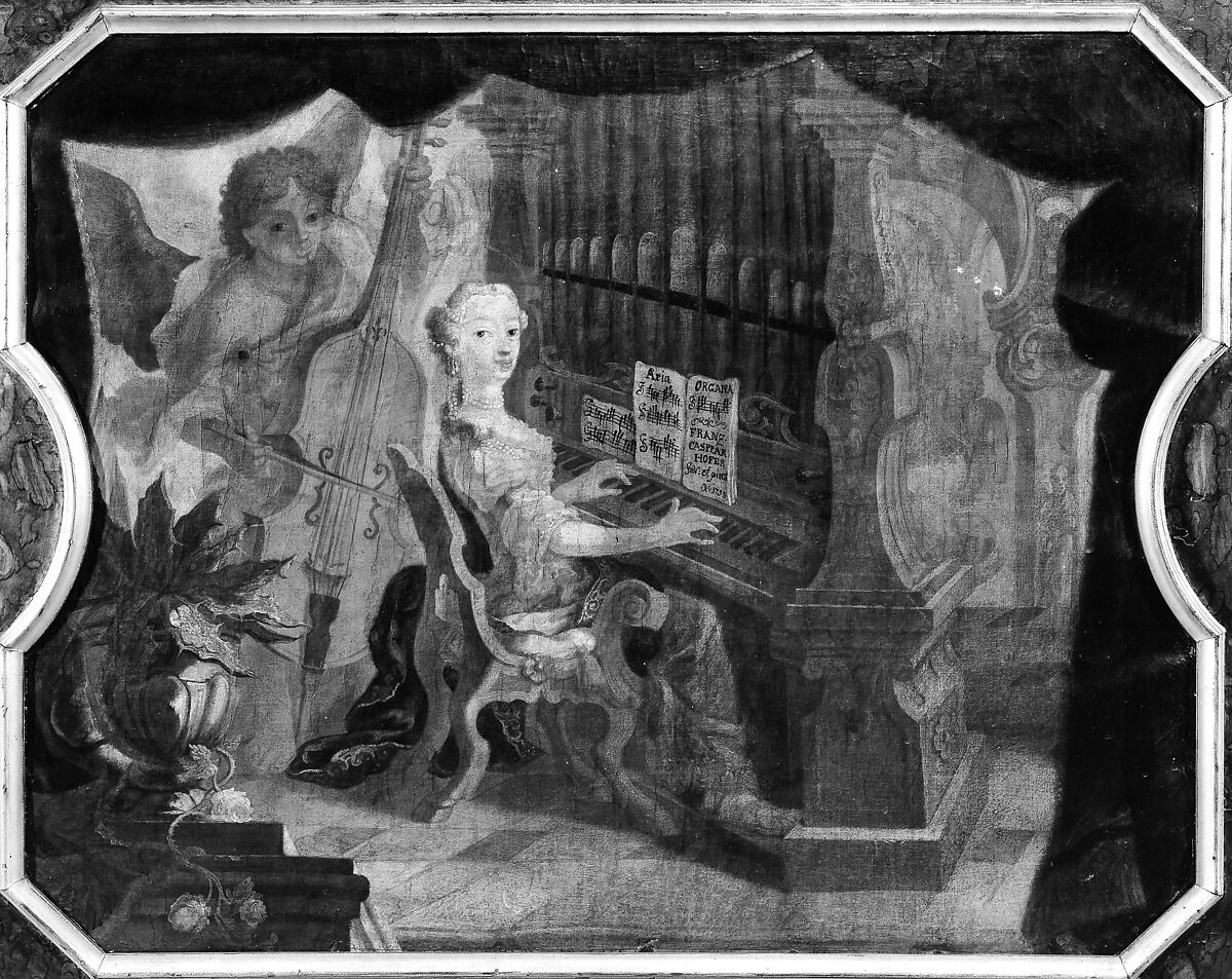 Chamber Organ, Unknown [maker], Wood, various materials, German