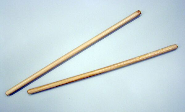 Timbales, Calixto Rafael Rivera (American, (Coamo, Puerto Rico 1938-2017 Bronx, New York)), Stainless steel, plastic heads, wood, American