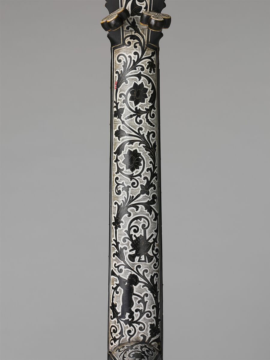 Guitar, Spruce, ebony, ivory, tortoiseshell, mother-of-pearl, brass, Italian