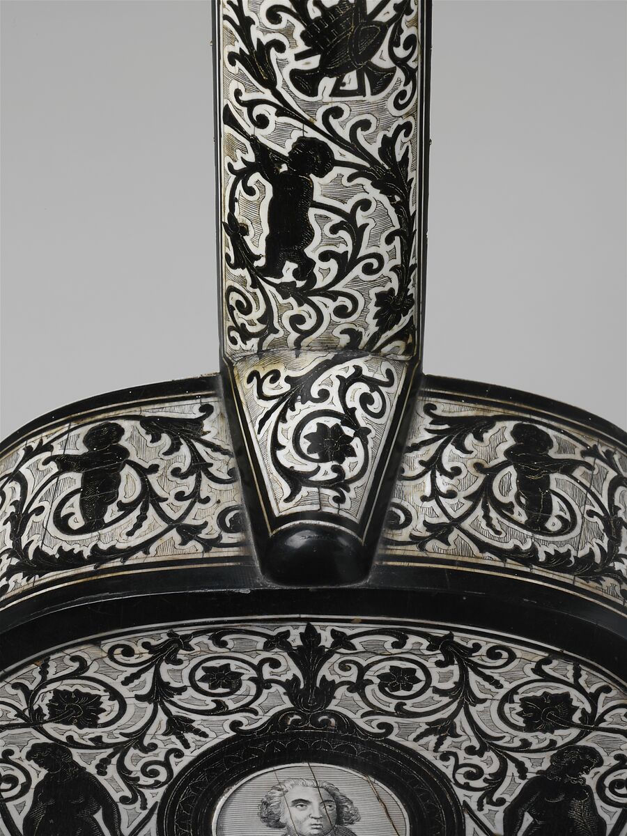 Guitar, Spruce, ebony, ivory, tortoiseshell, mother-of-pearl, brass, Italian