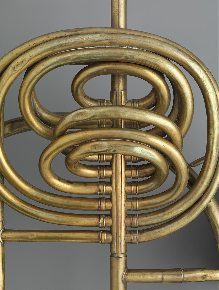 Cor omnitonique, Attributed to Charles Joseph Sax (Belgian, Dinant, Belgium 1790–1865 Paris), Brass, Belgian