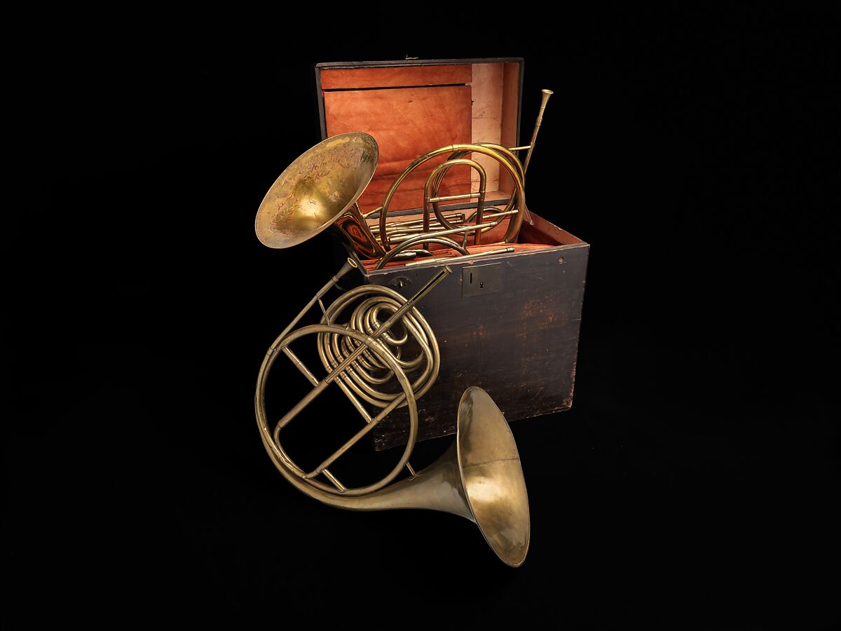 Cor omnitonique, Attributed to Charles Joseph Sax (Belgian, Dinant, Belgium 1790–1865 Paris), Brass, Belgian