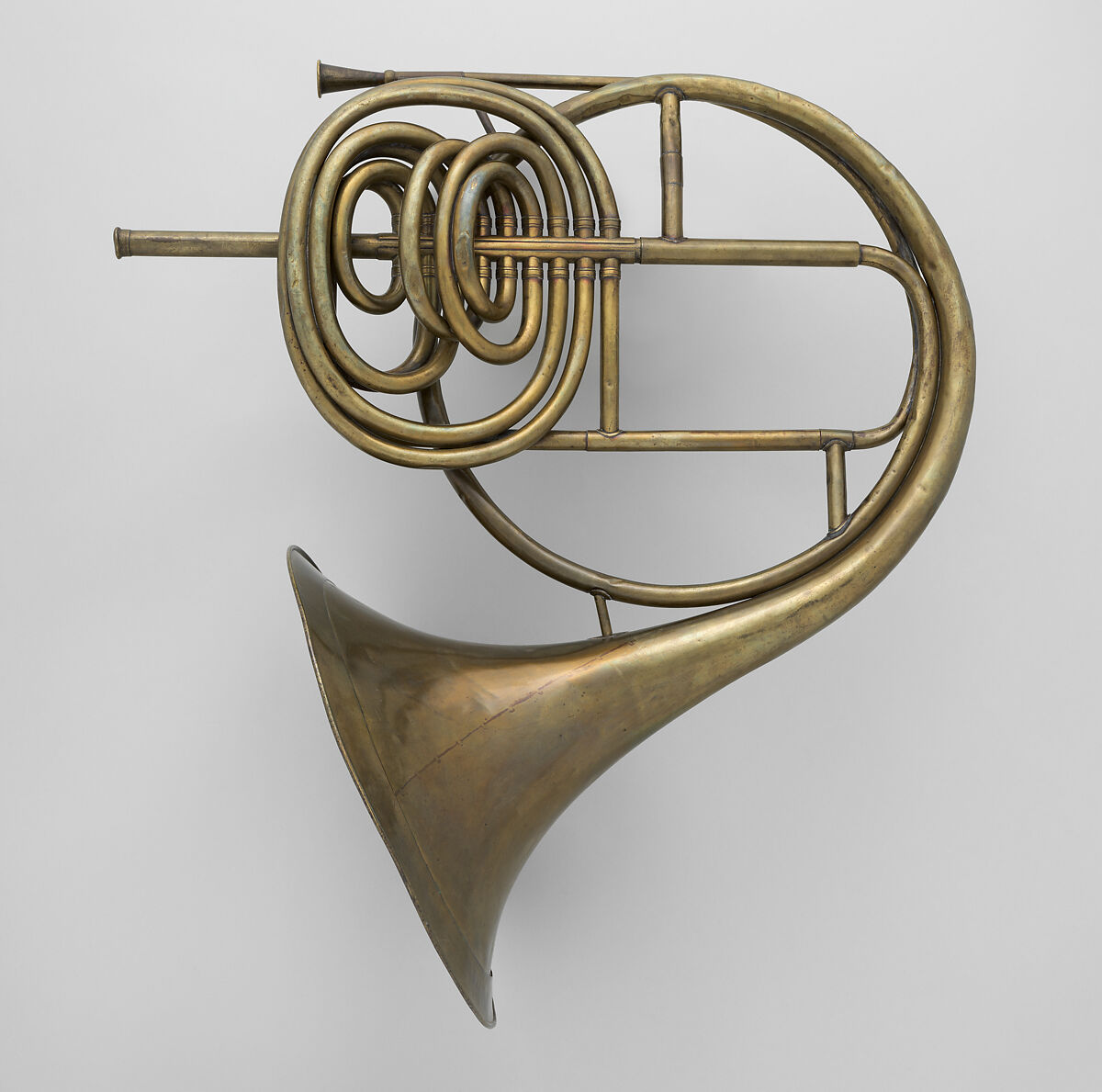 Cor omnitonique, Attributed to Charles Joseph Sax (Belgian, Dinant, Belgium 1790–1865 Paris), Brass, Belgian