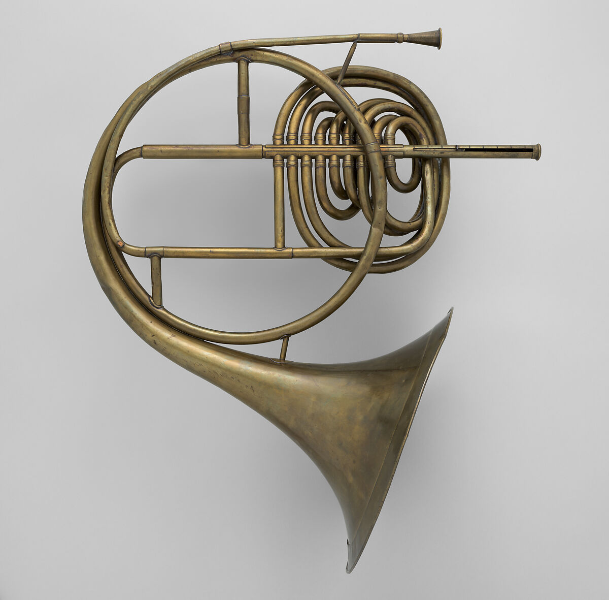 Cor omnitonique, Attributed to Charles Joseph Sax (Belgian, Dinant, Belgium 1790–1865 Paris), Brass, Belgian